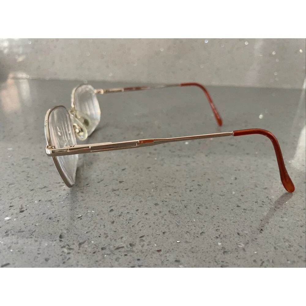 Pierre Cardin PC 117-3 Eyeglasses Frames ONLY 56-19-140 Gold full rim vintage